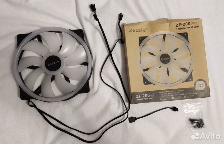 Вентилятор для корпуса 200 мм Zezzio zf-200