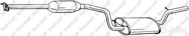 Bosal 288-203 Глушитель средняя часть