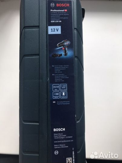 Шуруповерт Bosch gsr 12v 30