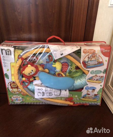 Коврик детский развивающий Мазеркеа с музыкой