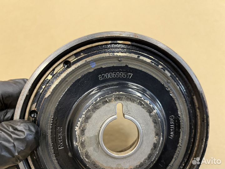 Шкив коленвала 1.6л K4MW839 Рено Флюенс