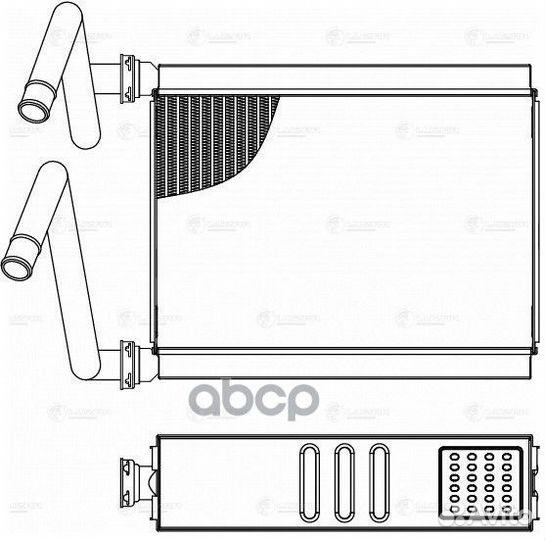 Радиатор отоп. для а/м Toyota Land Cruiser 100