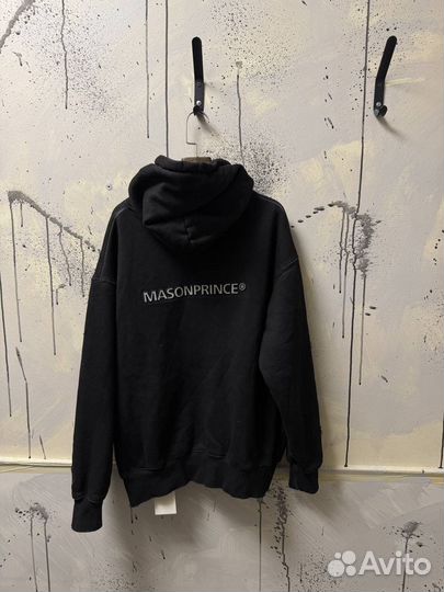 Худи Mason Prince Black Logo Over Оригинал