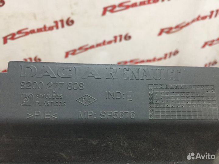 Дефлектор радиатора Renault Logan 1