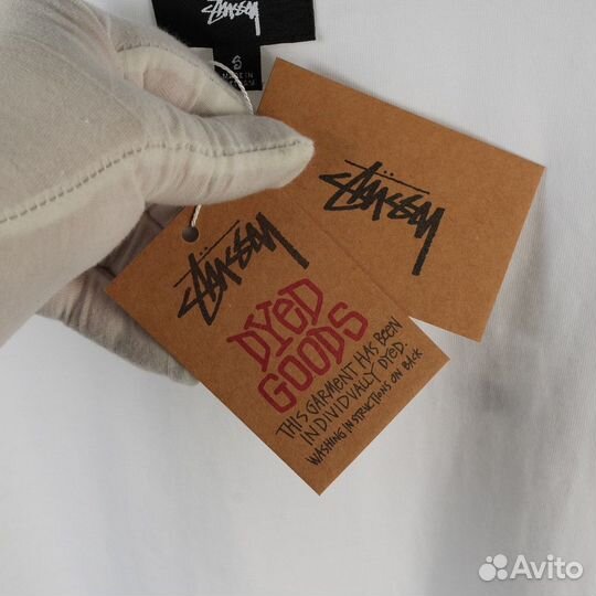 Футболка stussy reverse model белая