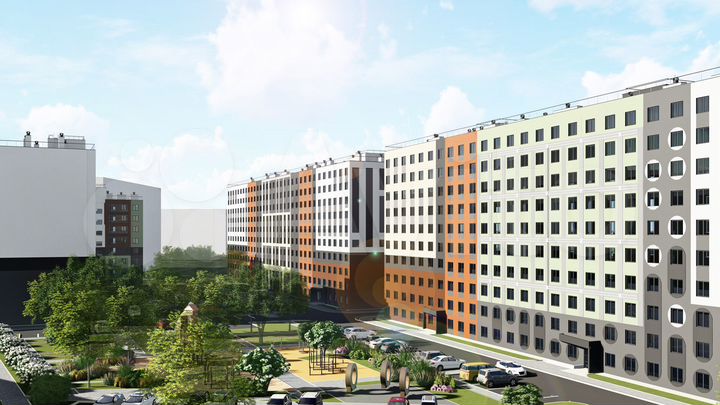 2-к. квартира, 57,9 м², 6/10 эт.