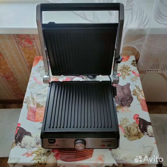 Электрогриль новый, пользовались всего один раз