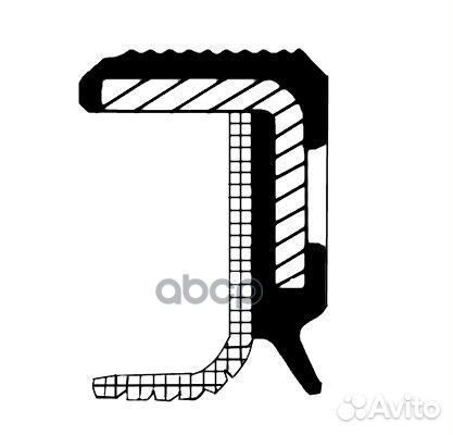 Уплотняющее кольцо, коленчатый вал 49390581