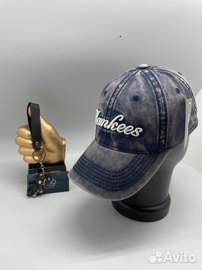 Бейсболка. Кепка джинсовая Yankees
