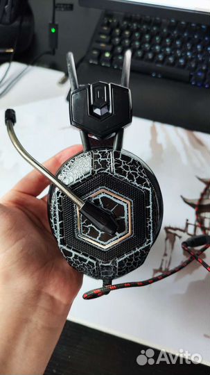 Наушники игровые Oklick