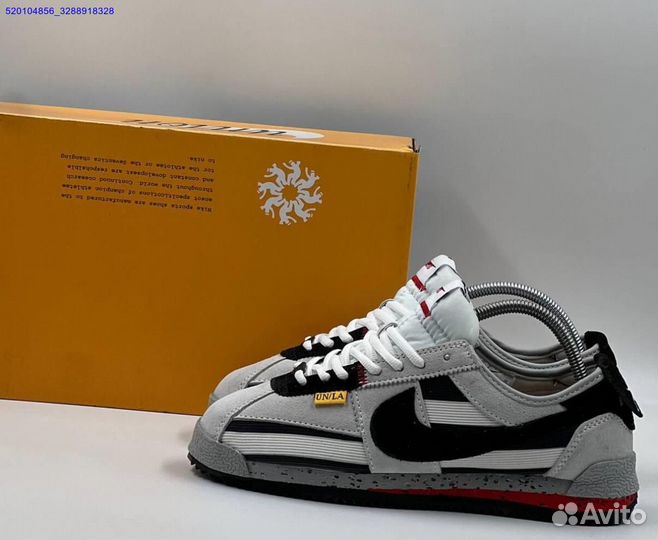 Кроссовки Nike Cortez Union Grey (Арт.62485)