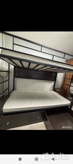 Кровать двухспальная без матраса