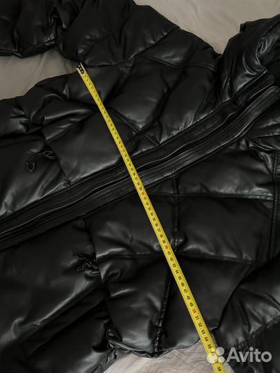 Куртка утепленная женская из натуральной кожи