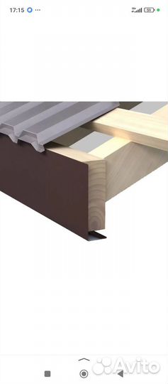 Лобовая планка для кровли