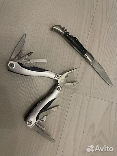 Набор инструментов: мультитул и нож