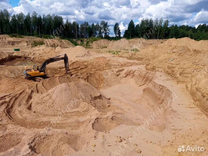 Песок с карьера доставка