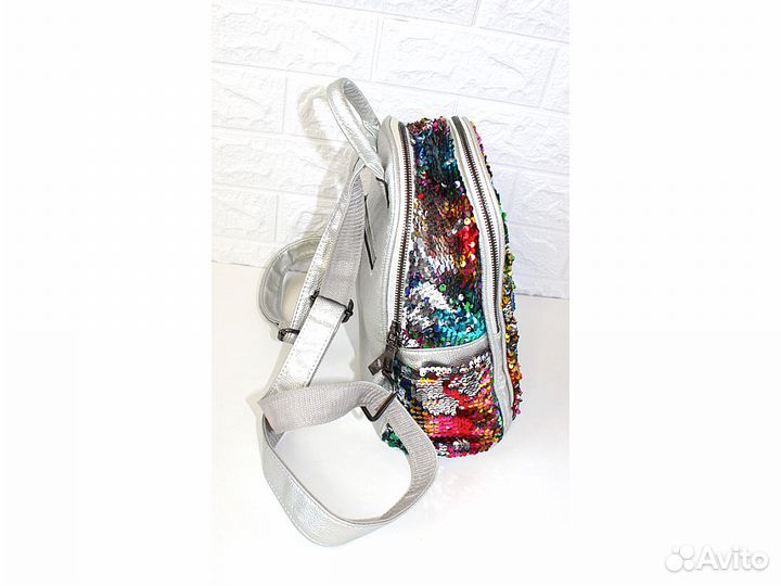 Рюкзак с пайетками для девочки Valensiy