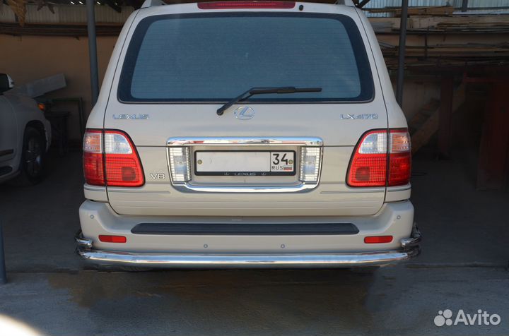 Lexus LX 470 1998-2007 Защита зад бампера угловая
