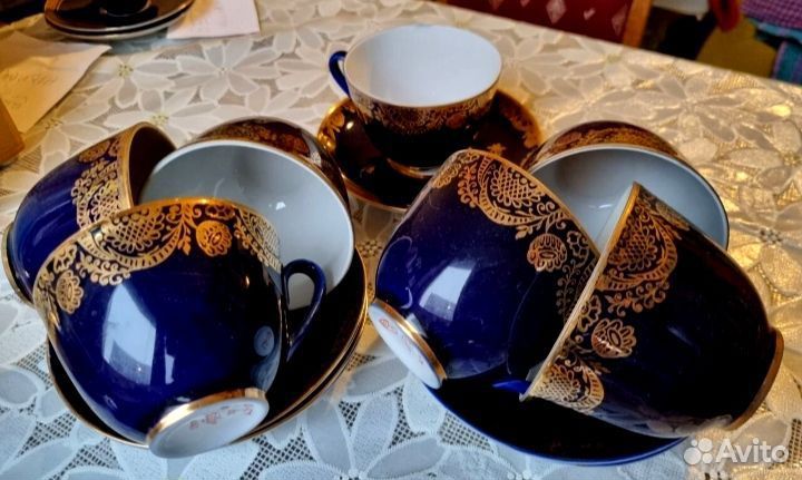 Сервиз чайный лфз 6 пар