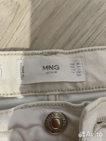 Брюки джинсы mango 46