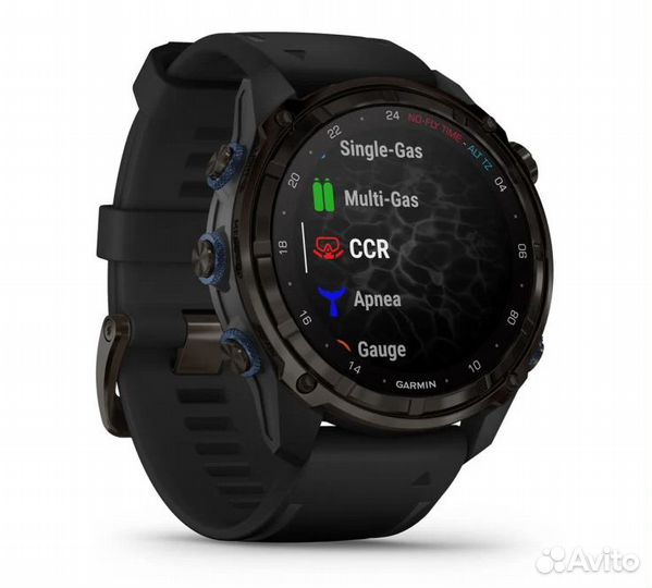 Часы Garmin descent MK3I титановый, DLC, черный