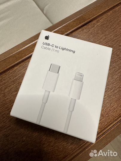 Кабель круглый оригинал Apple Lightning/USB Type-С