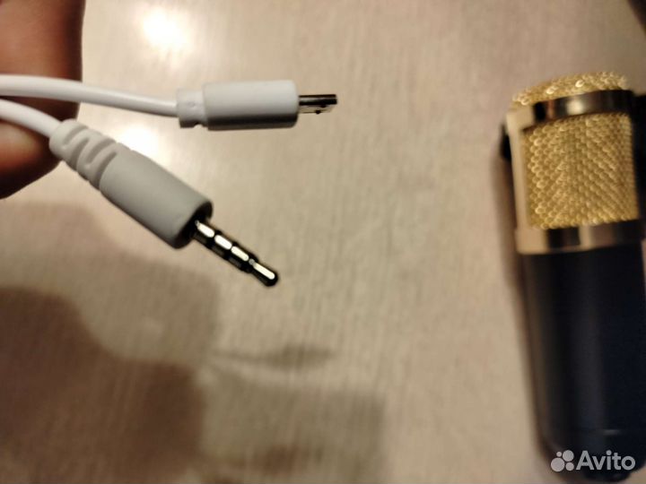 Студийный микрофон и звуковая карта