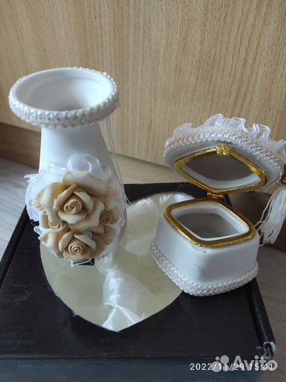Ваза и шкатулка. Подарочный набор