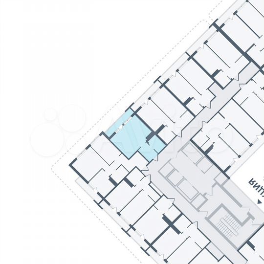 Квартира-студия, 27,3 м², 9/22 эт.