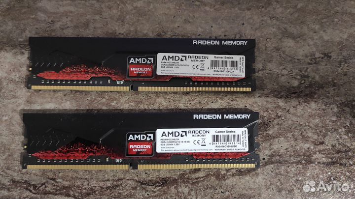 Оперативная память AMD ddr4 16gb 3200