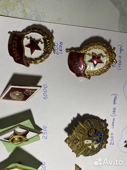 Знаки тяжелые СССР