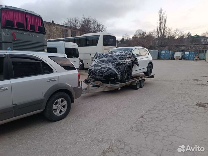 Услуги эвакуатора на прицепе