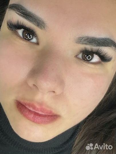 Наращивание ресниц, ламинирование ресниц, брови