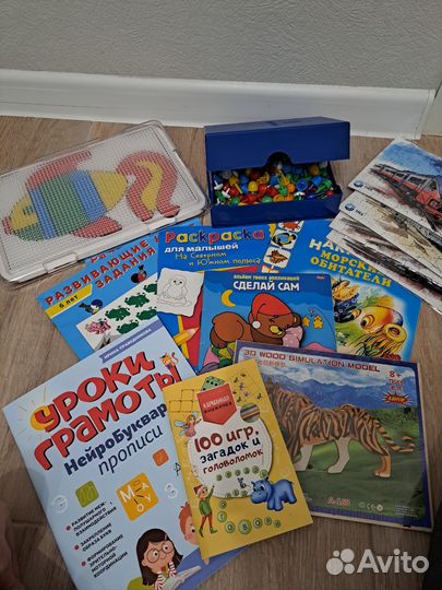 Развиващие книги, задания новые