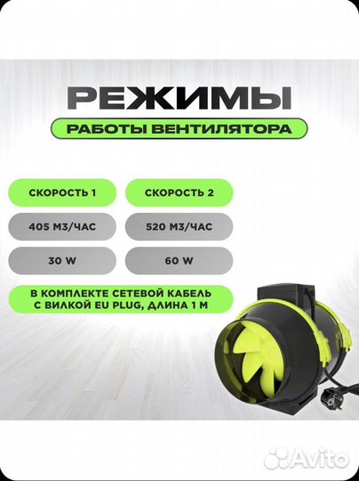 Вентилятор для гроубокса Extractor TT Fan 150