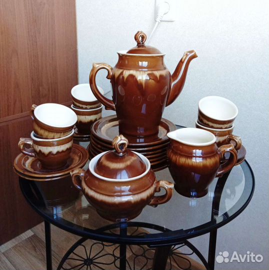 Кофейный сервиз Конаково6 персон 22 предмета