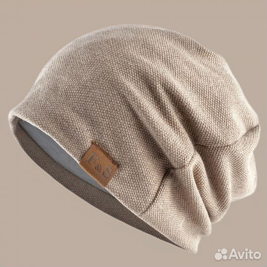 Шапка бини демисезон унисекс