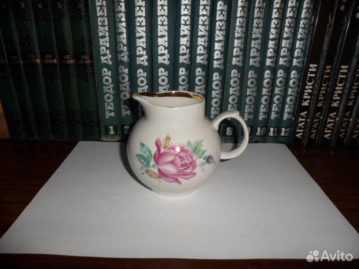 Сахарница, молочник, чашка, блюдце, Дулево, СССР