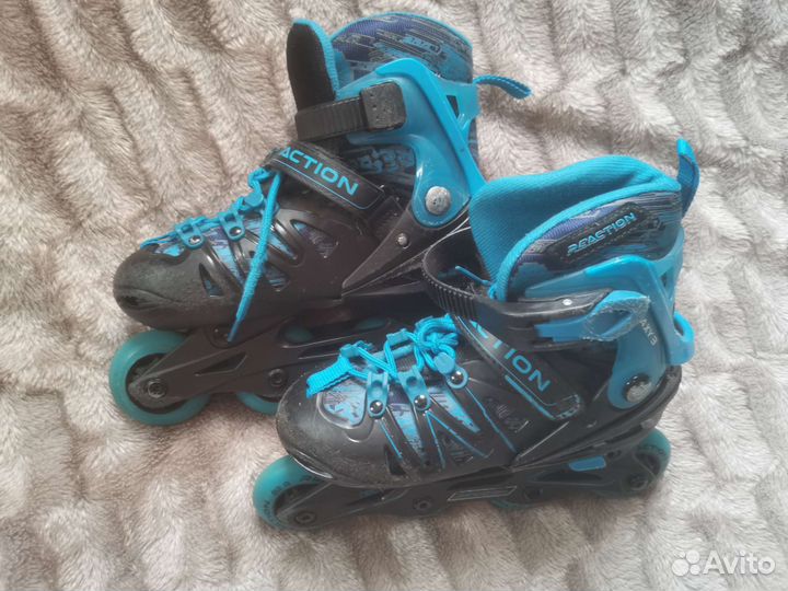 Роликовые коньки детские раздвижные 32-35р