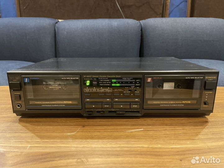 Teac W-460C doble cassete deck двухкассетная дека