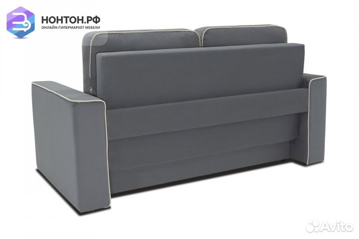 Диван еврокнижка Берген темно-серый