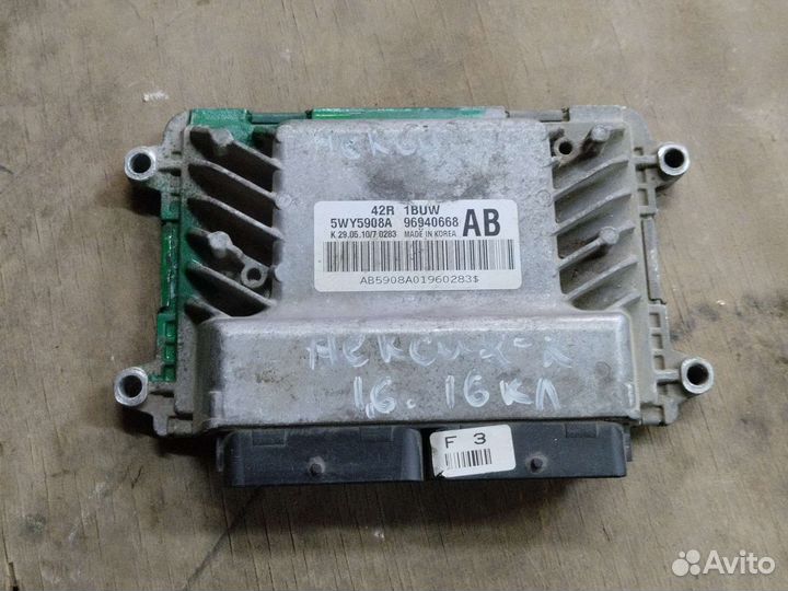 Блок управления двигателем Daewoo Nexia N150