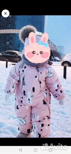 Зимний комбинезон для девочки