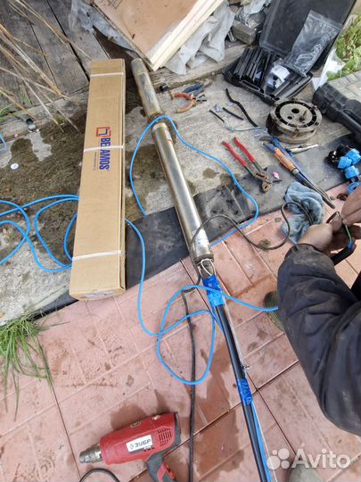 Обслуживание скважин, замена насоса, чистка