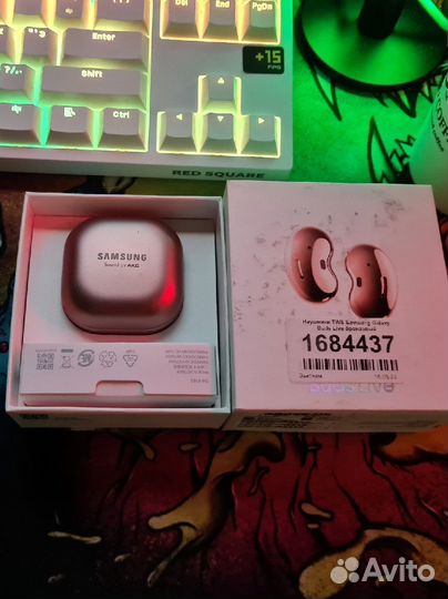 Беспроводные наушники samsung galaxy buds live