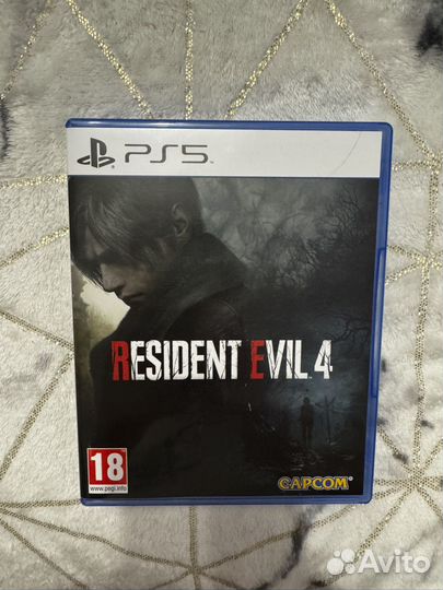 Диск на ps 5 Resident Evil 4