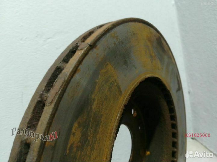 Диск тормозной volkswagen passat B7 Передний