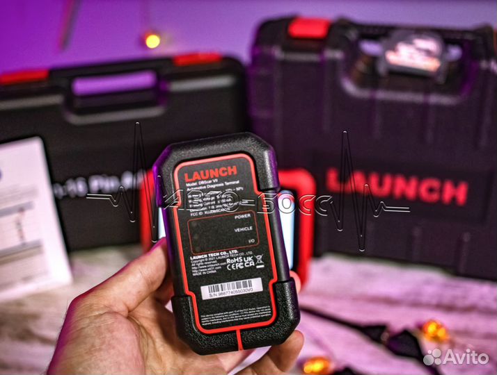 Launch X431 PRO SE + кейc OBD адаптеров