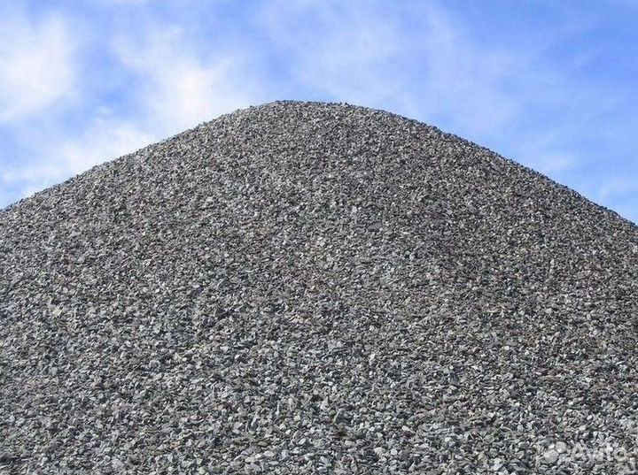 Щебень известняковый, гранитный, вторичный