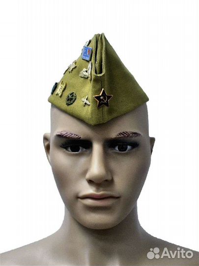 Пилотка новая со значками СССР